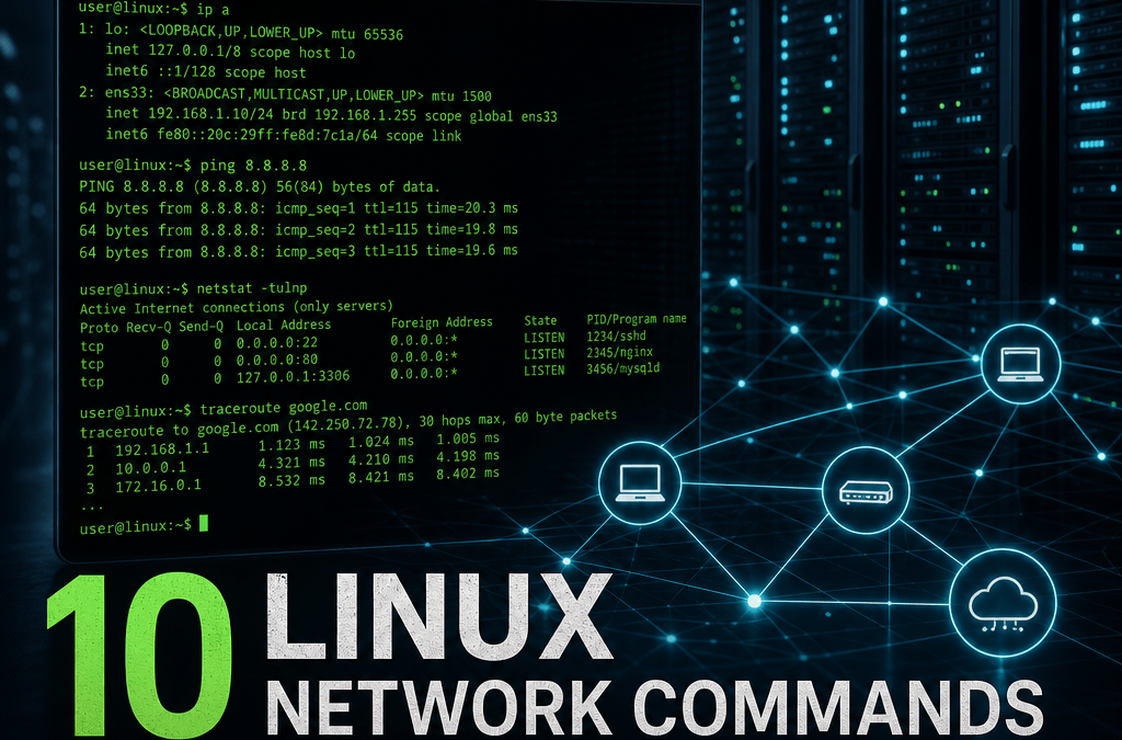 10 Comandos de Linux para Detectar y Analizar Redes