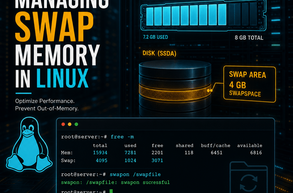 Como gestionar la SWAP de tu servidor linux correctamente