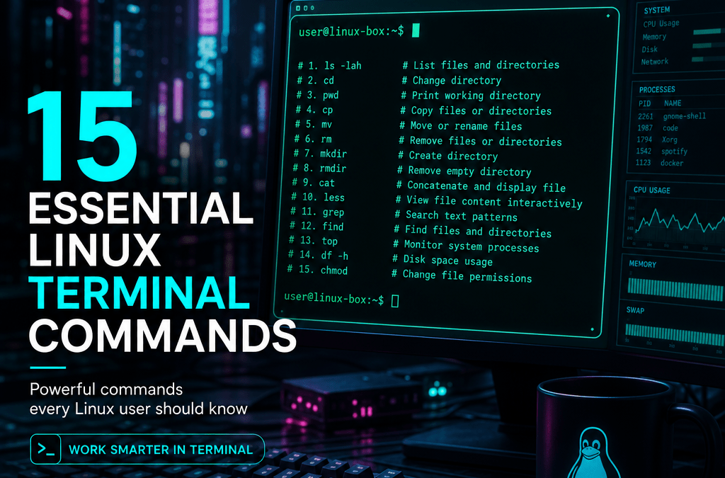 15 comandos Linux para usar la Terminal como un Pro