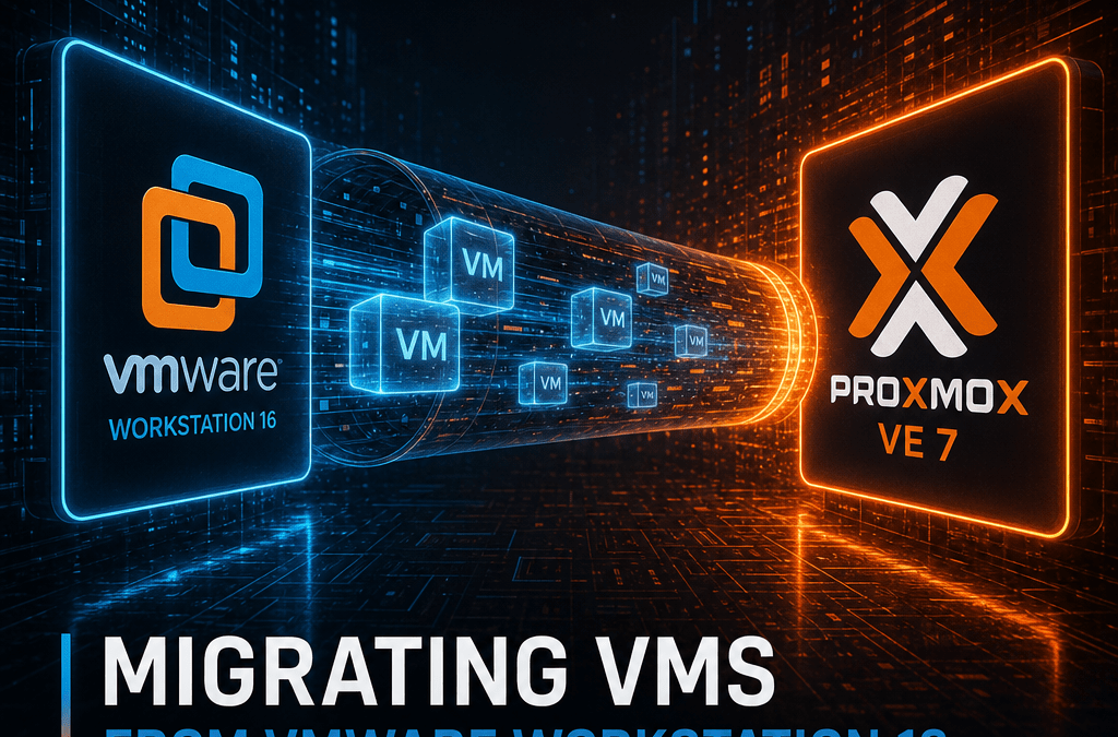 Migrar VM de VMware Workstation 16 a ProxmoxVE 7 como un Pro