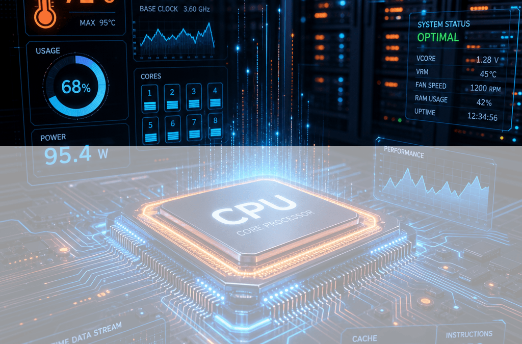 Cómo monitorizar recursos de hardware del sistema: Parte I – CPU