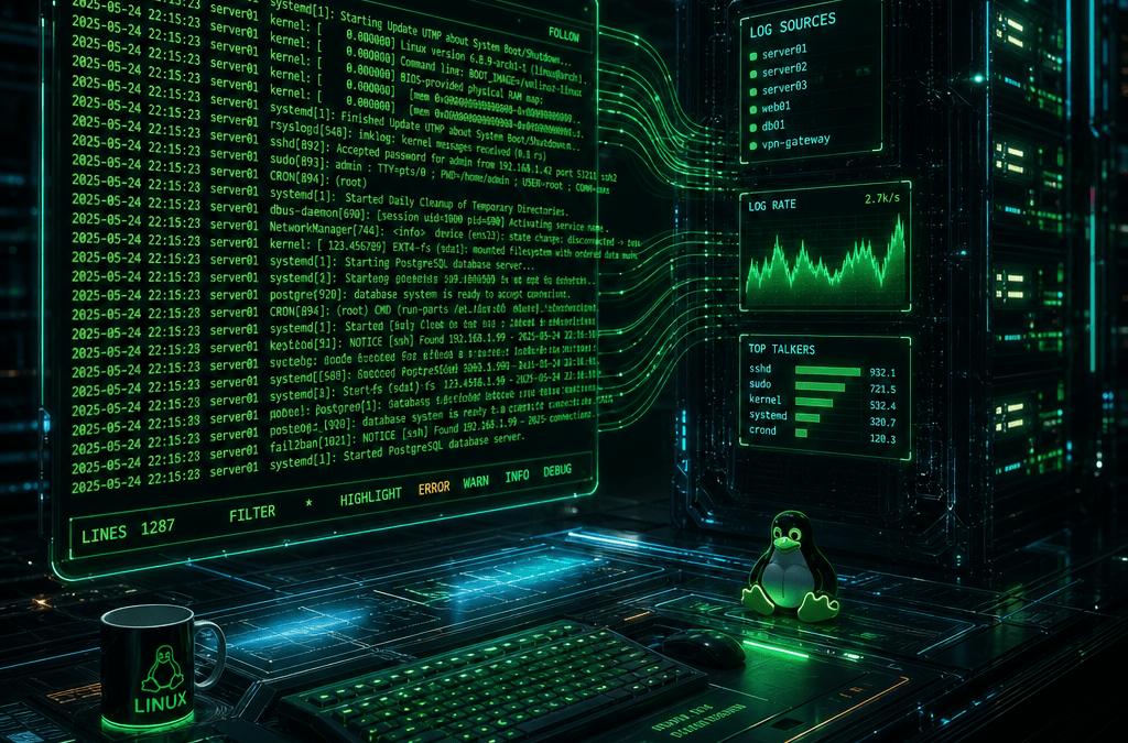 Cómo monitorizar recursos de hardware del sistema: Parte V – Logs