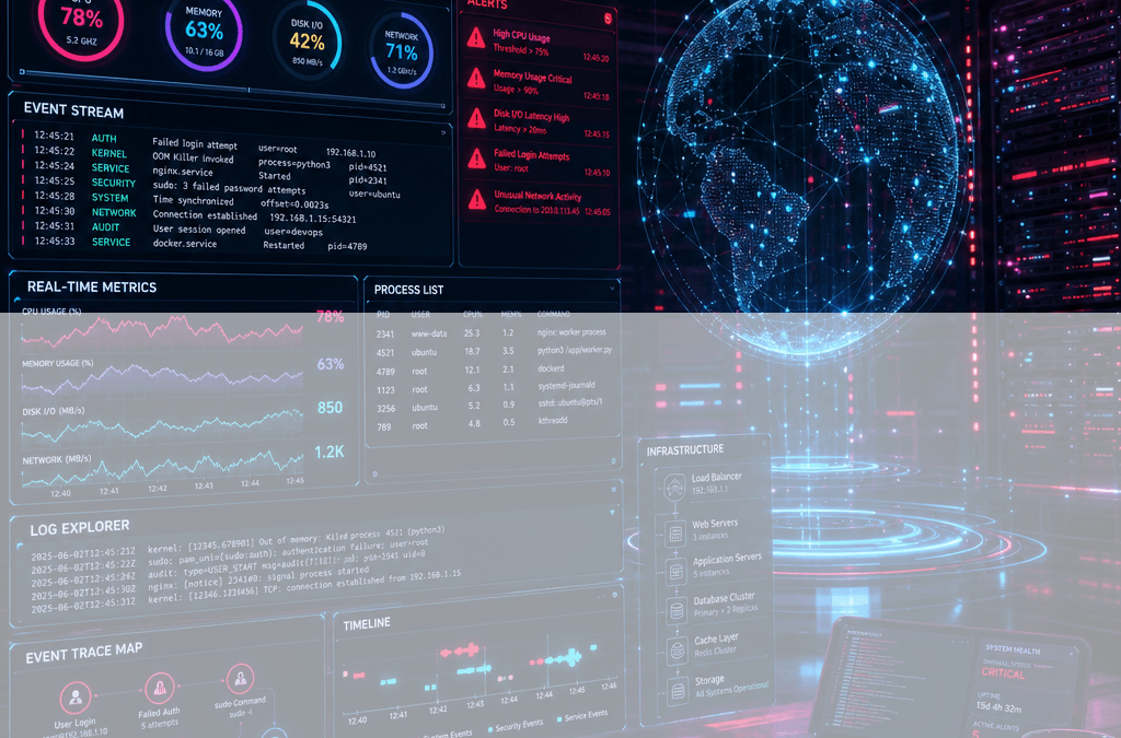 Cómo monitorizar recursos de hardware del sistema: Parte VI – Cómo generar trazabilidad de eventos y detección de posibles problemas