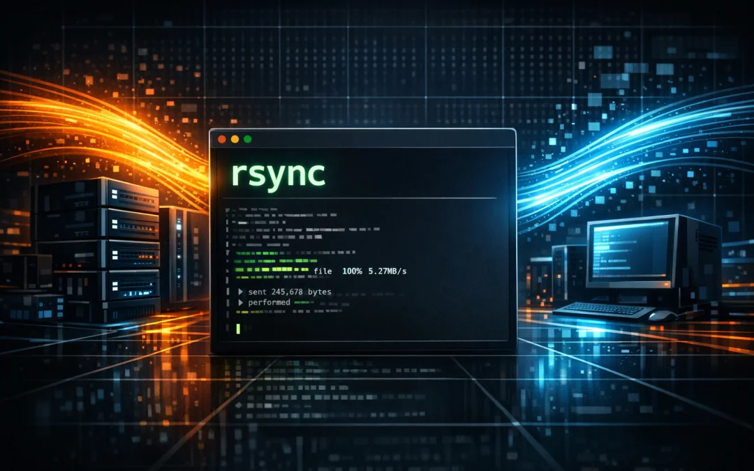 Guía completa de rsync: sincroniza archivos como un profesional en Linux