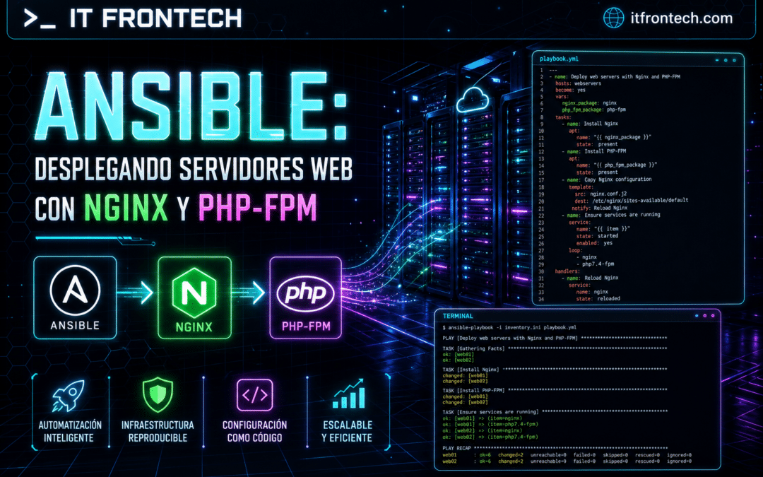 Ansible: Desplegando servidores web con Nginx y PHP-FPM