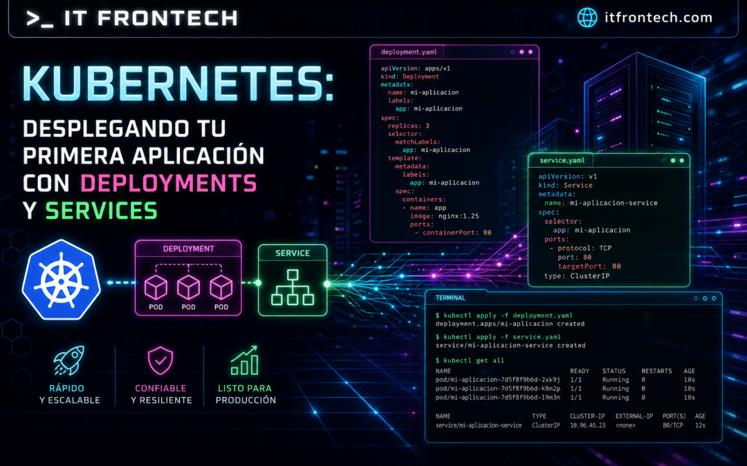 Kubernetes: Desplegando tu primera aplicación con Deployments y Services